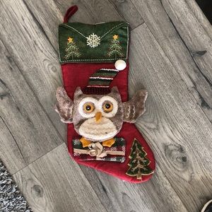 Cute owl stocking